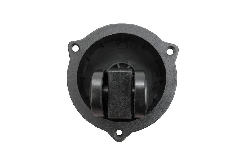 Shepherd Hardware 8721E Hidden Swivel Plate Casters, Black - Image 4